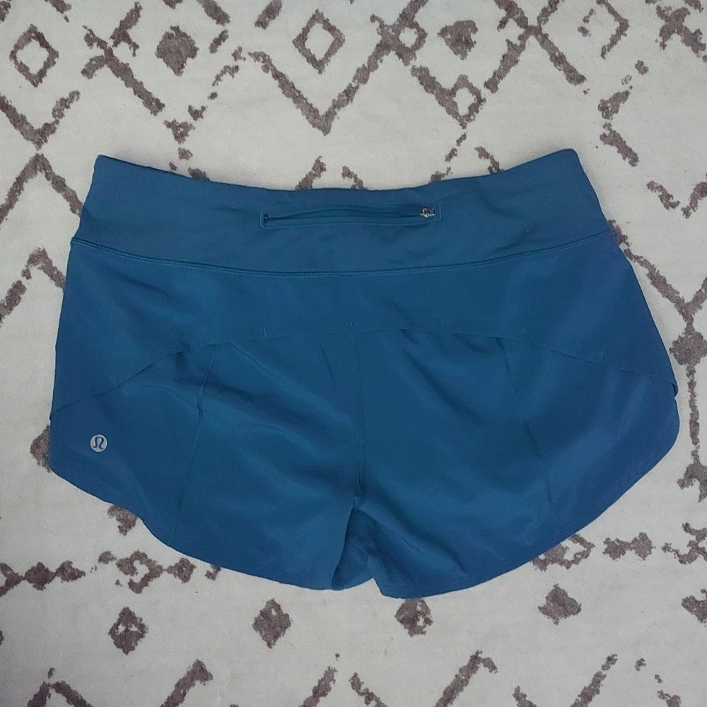 Lululemon Athletica Teal Athletic Shorts Lightweight Performance EUC